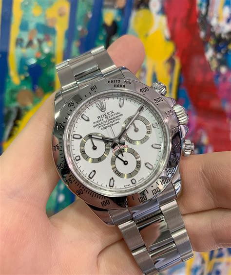 rolex daytona all white